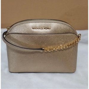 Michael Kors Gold Crossbody Bag